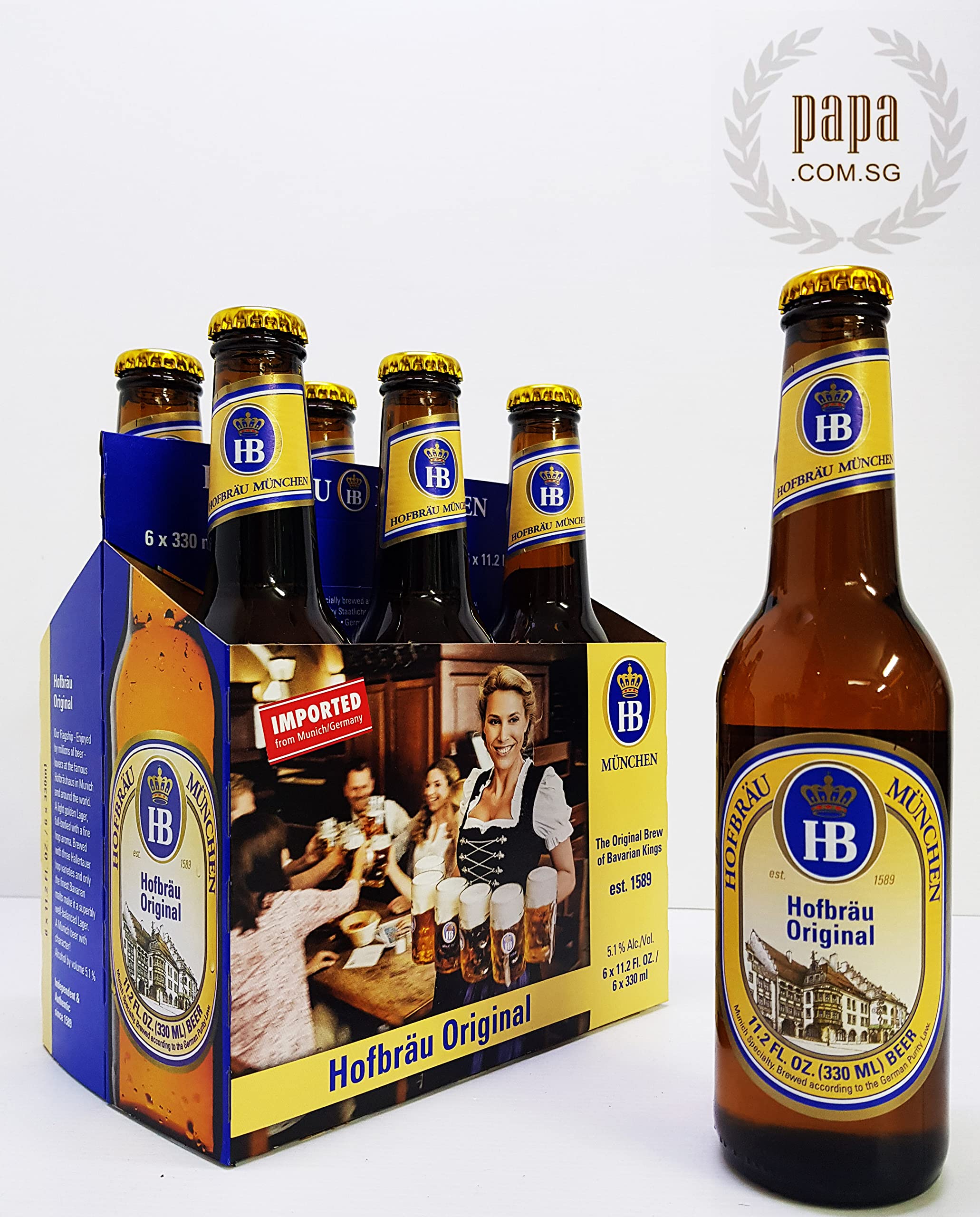 ホフブロイ・オリジナル　24本 Amazon.co.jp: ホフブロイ オリジナル 瓶 330ml×24本 : 食品・飲料・お酒