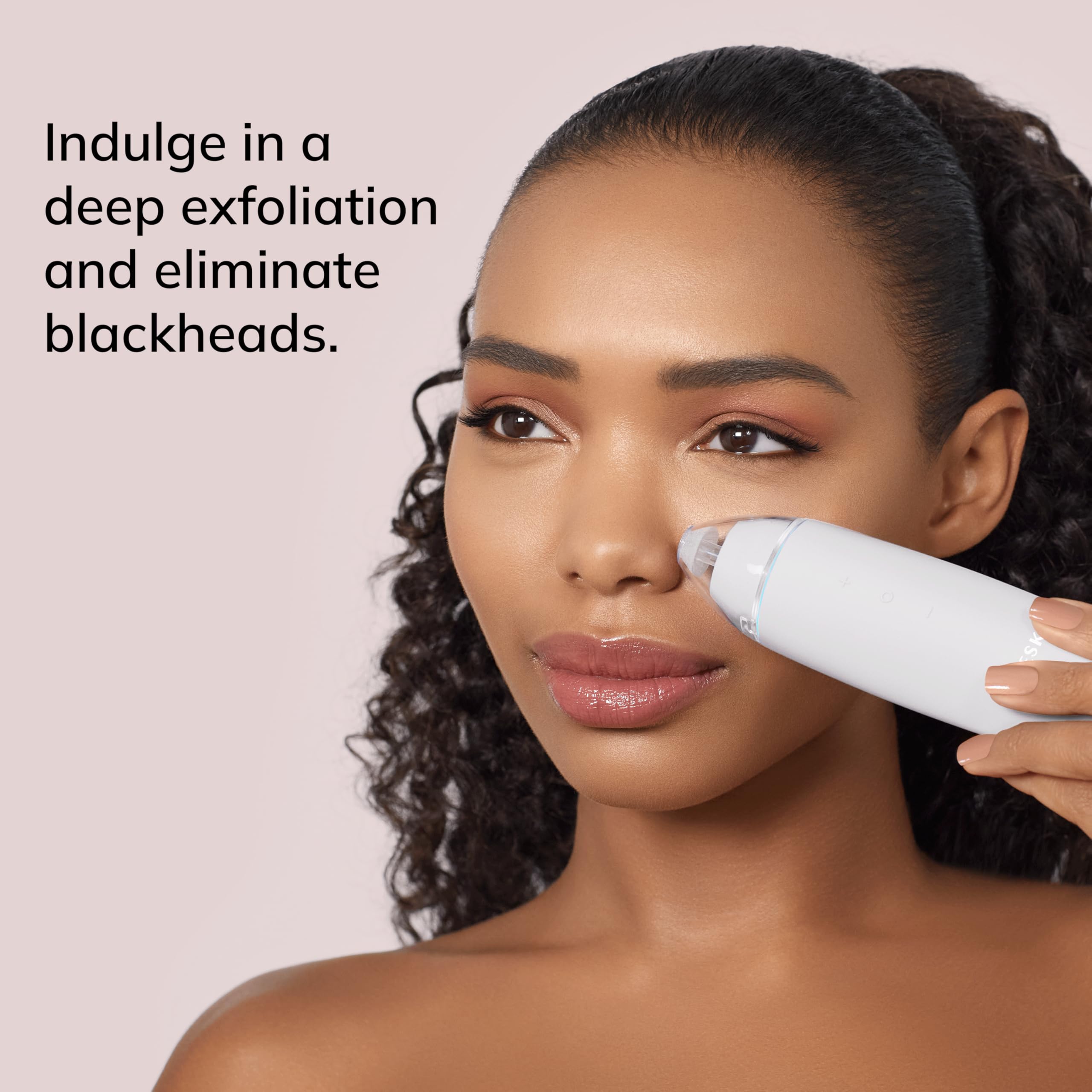 GESKE | SmartAppGuided™ MicroDermabrasion Blackhead Remover | Eliminador de puntos negros 7 en 1 | Limpiador de poros eléctrico | limpieza al vacío innovadora | herramientas de belleza