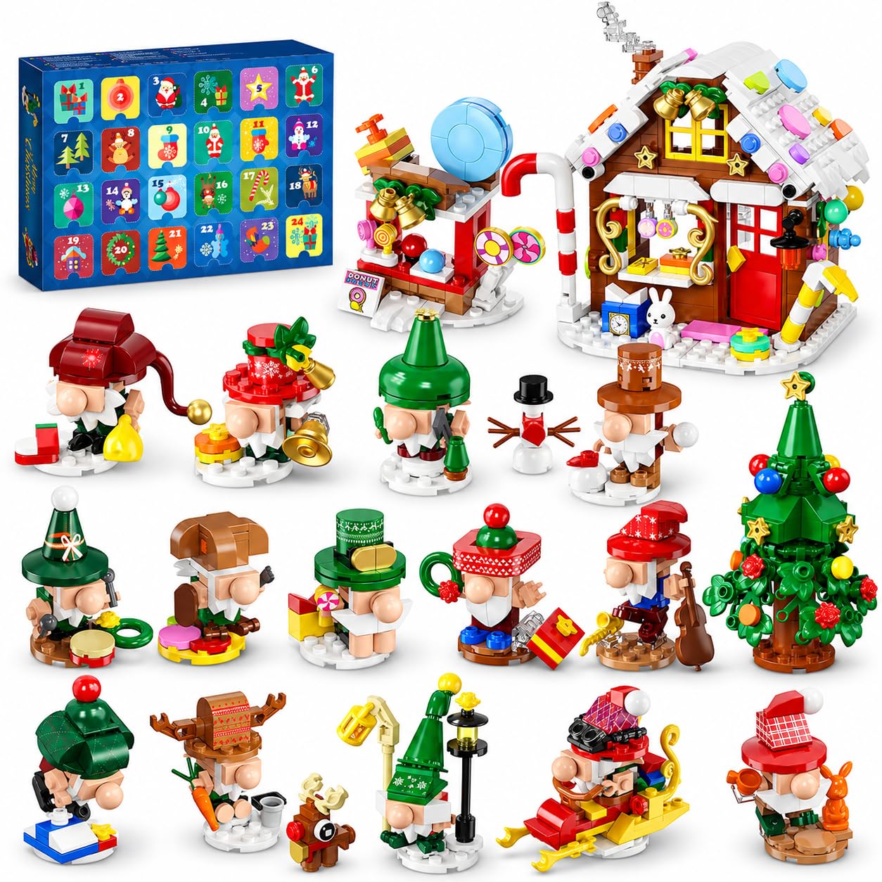 PLAXSOON Calendario Avvento 2026 Villaggio Gnomi di Natale Bambini 8+