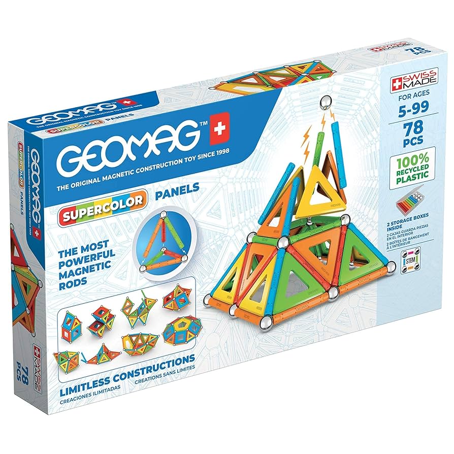 Amazon.com: Geomag Supercolor Magnetic Toys for Kids Ages 5+