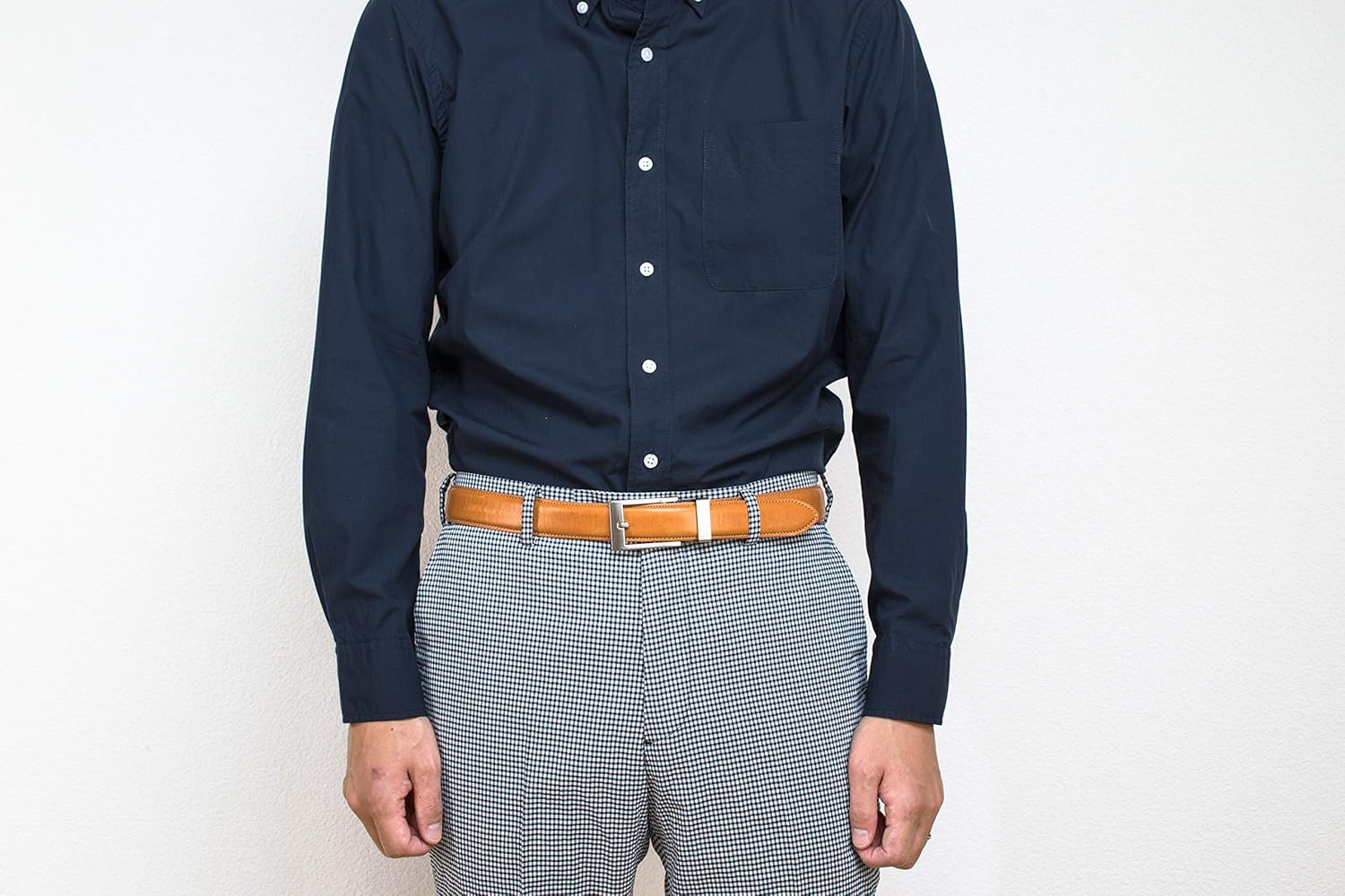 TAVARAT] [タバラット] ベルト 本革 メンズ オートロック 30mm 染料  