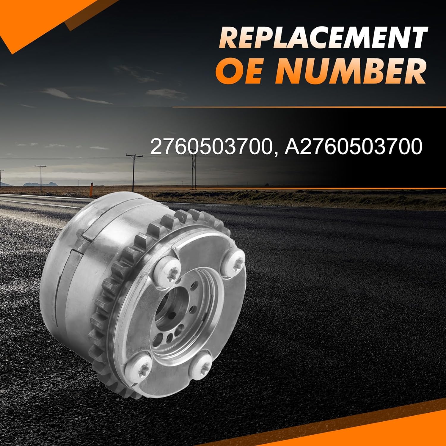 Right Camshaft Adjuster Actuator Replace OE 2760503700 A2760503700 Fits for Benz M276 W212 W166 E350 E400 After-Market Parts 1 Year Warranty