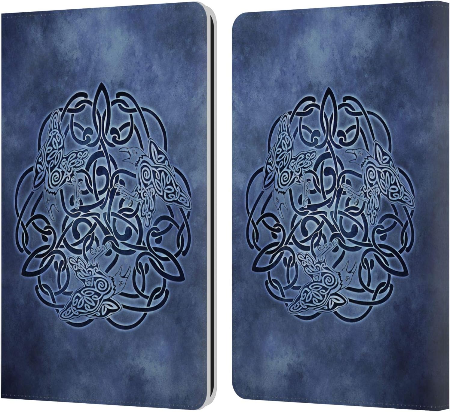 Head Case Designs Officially Licensed Brigid Ashwood Knot Raven Celtic Wisdom Leather Wallet Case Compatible with Kindle Paperwhite 1/2 / 3