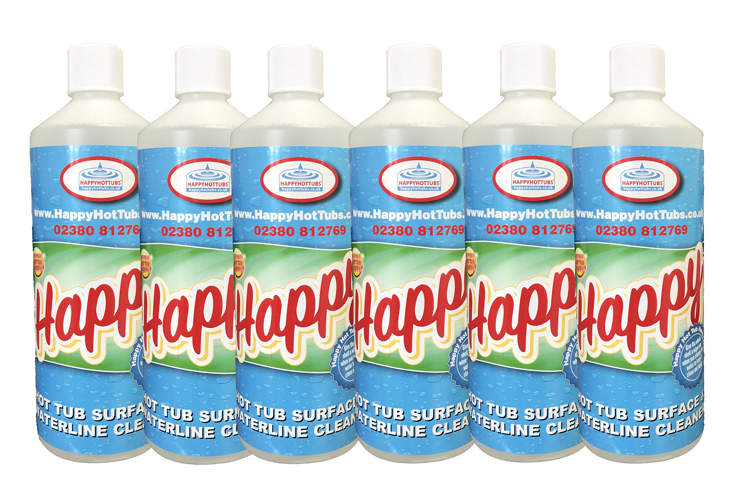 Happy Hot Tubs Spa Surface Cleaner Hot Tub Tubs REMOVE OIL & SCUM LINE (6 Litres)
