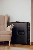 Vista 8 de Luxton Home Mesa de Masaje de Espuma Viscoelástica Premium Portátil Plegable Cama de Masaje Altura Ajustable 72 Pulgadas de Largo 27 Pulgadas