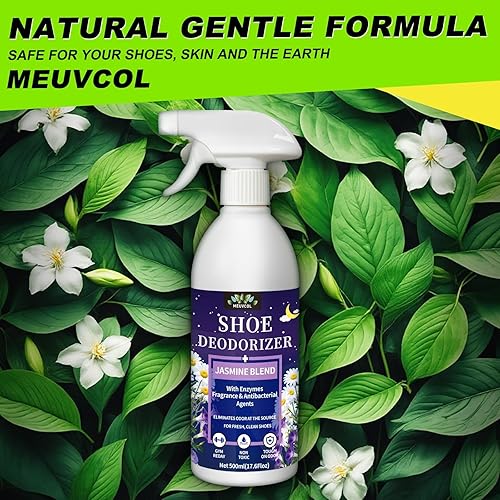 Miniatura 2 de Spray desodorante para zapatos, potente eliminación de olores de 17.6 onzas líquidas para zapatos, tenis, botas, tacos y cuero, aerosol de larga