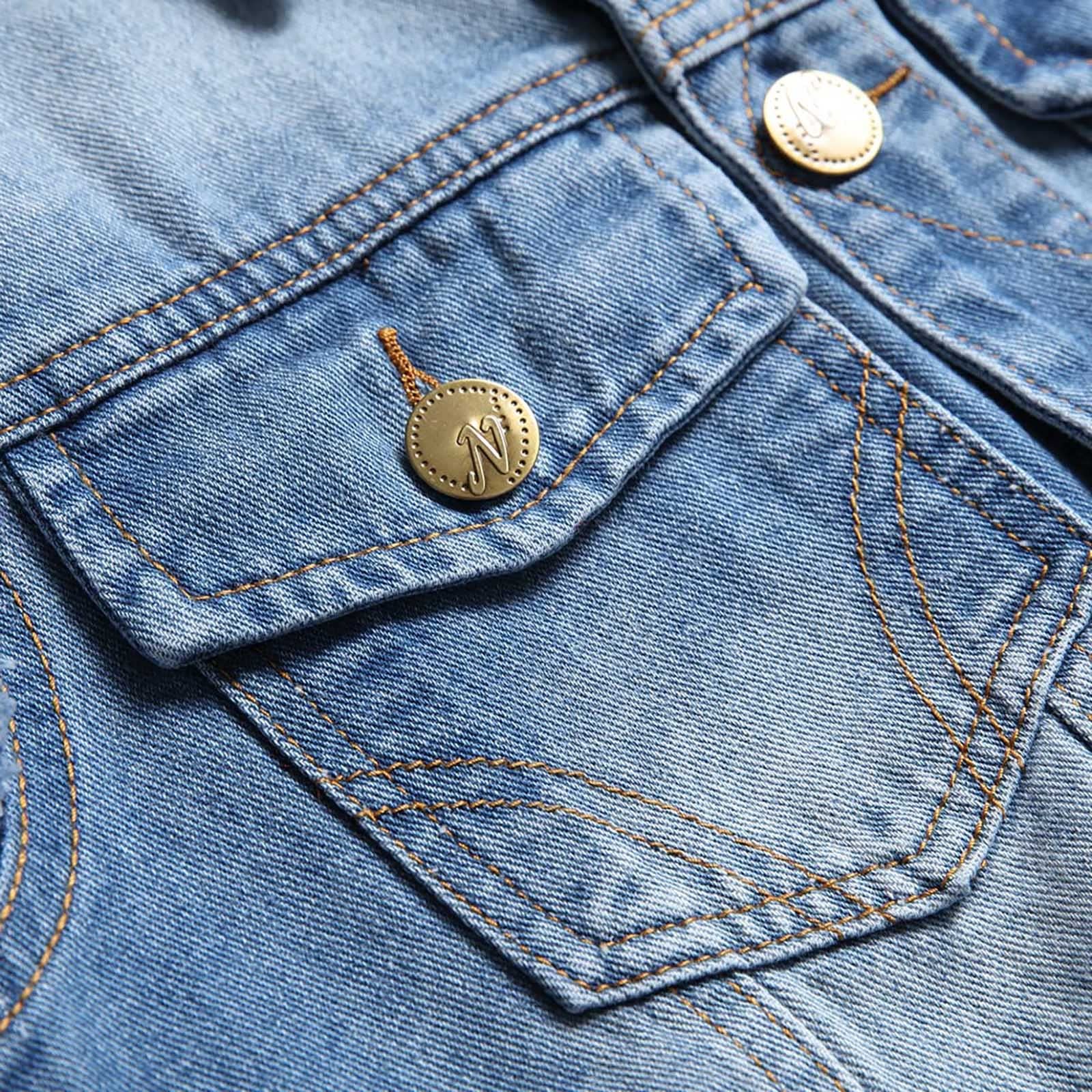 Gilet Jeans, Giacca Jeans Senza Maniche Uomo, Vintage Fresco Gilet Denim Capispalla Lavato Giacchetta Punk Streetwear alla Moda in Stile Casual Panciotto da Moto Gilet Uomo Estivo per Il Tempo Libero