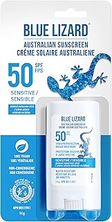 BLUE LIZARD Sensitive Sunscreen Stick - 50 SPF + - 14g