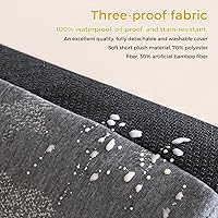 Vista 4 de Parachoques de riel de cama para niños pequeños, protector de parachoques de cama plegable de espuma con almohadillas dobles antideslizantes