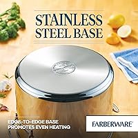 Vista 87 de Farberware Classic Series - Cazo de acero inoxidable, 1 litro, Tapa coladora