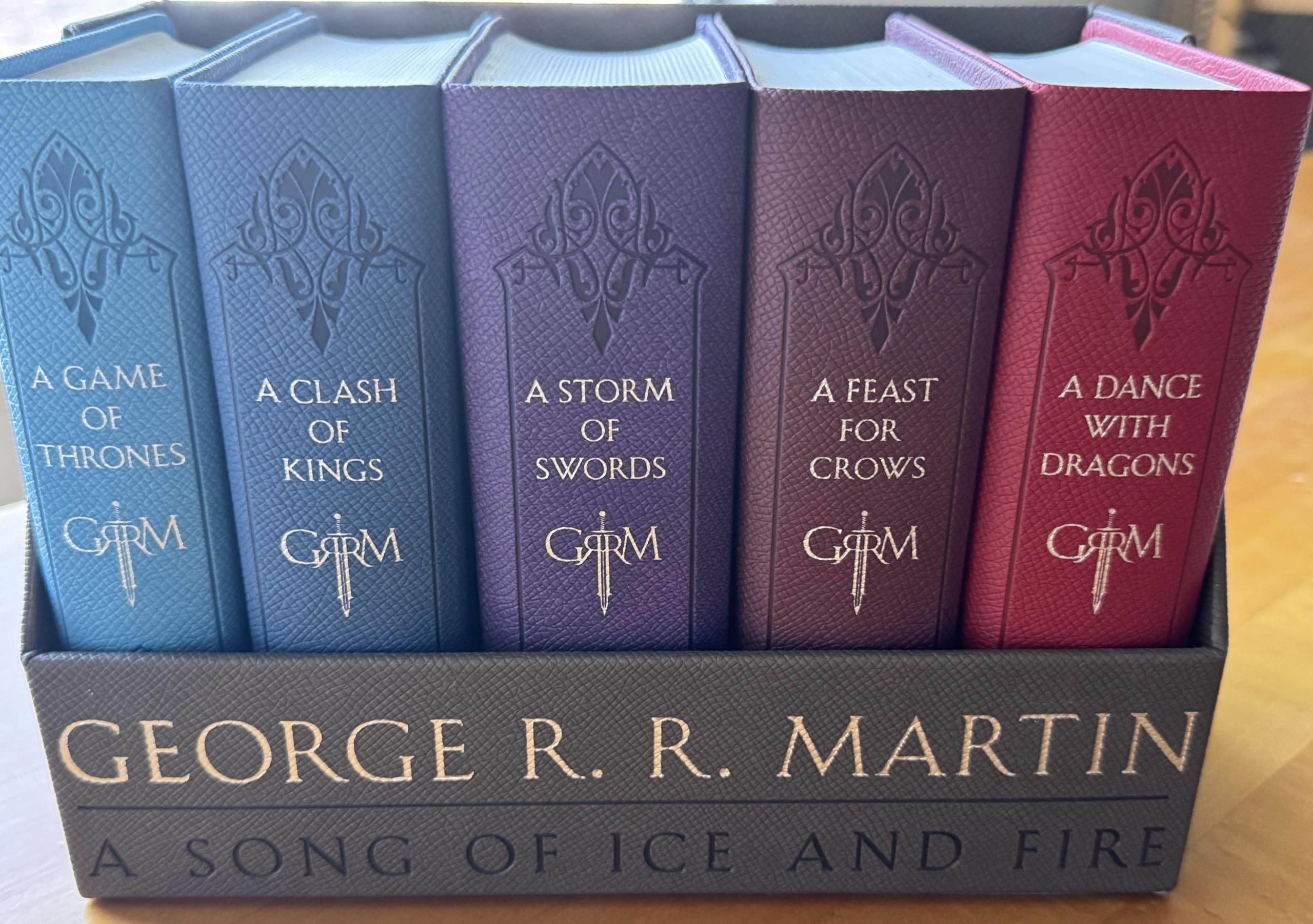 Game of Thrones Leather Boxed Set Song of Ice and Fire Series