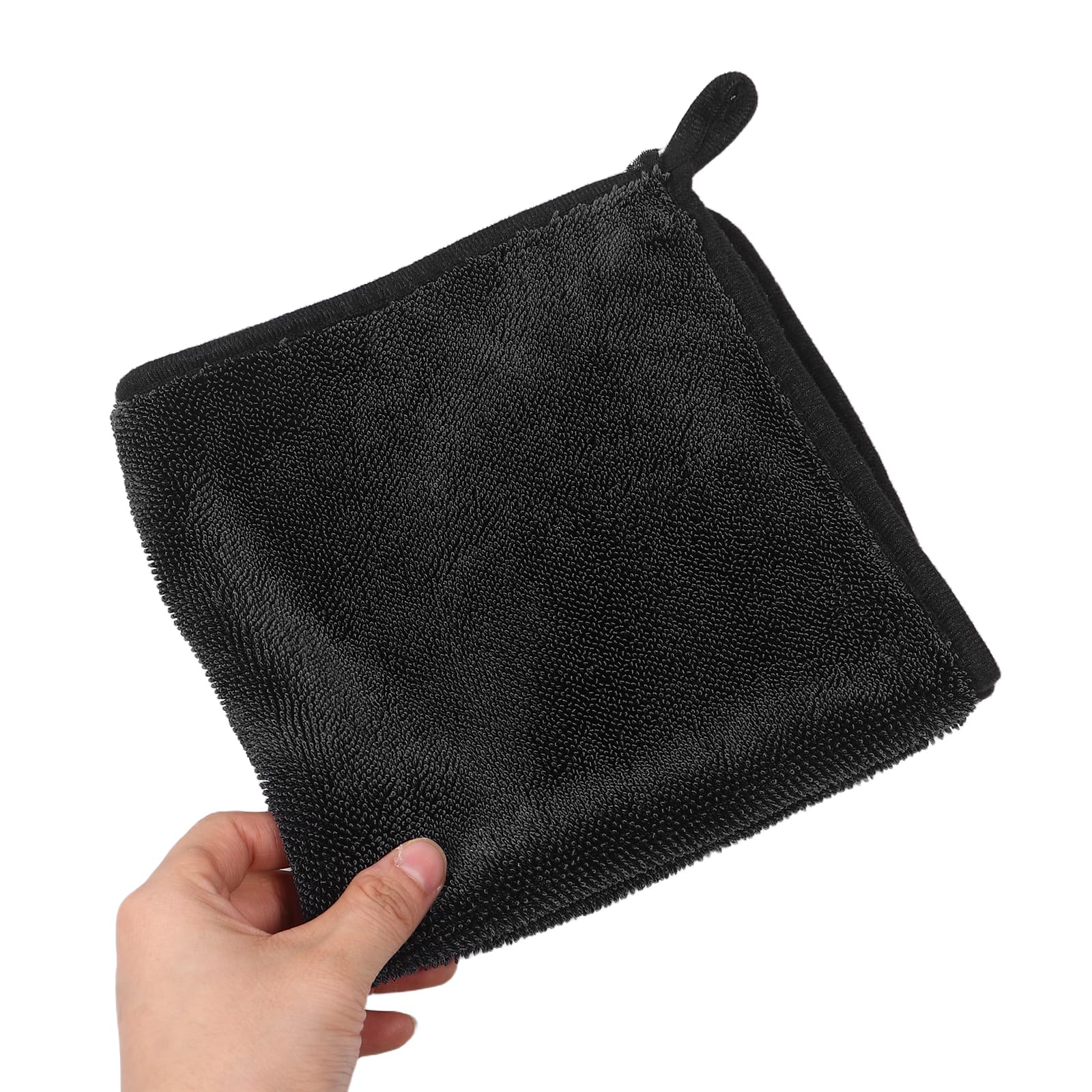 PACKOVE Panni per Lavaggio Veicoli 5 Pezzi in Microfibra Doppia Faccia | Assorbimento Rapido, Riutilizzabili per Pulizia in Officina e Casa, Set Compatto