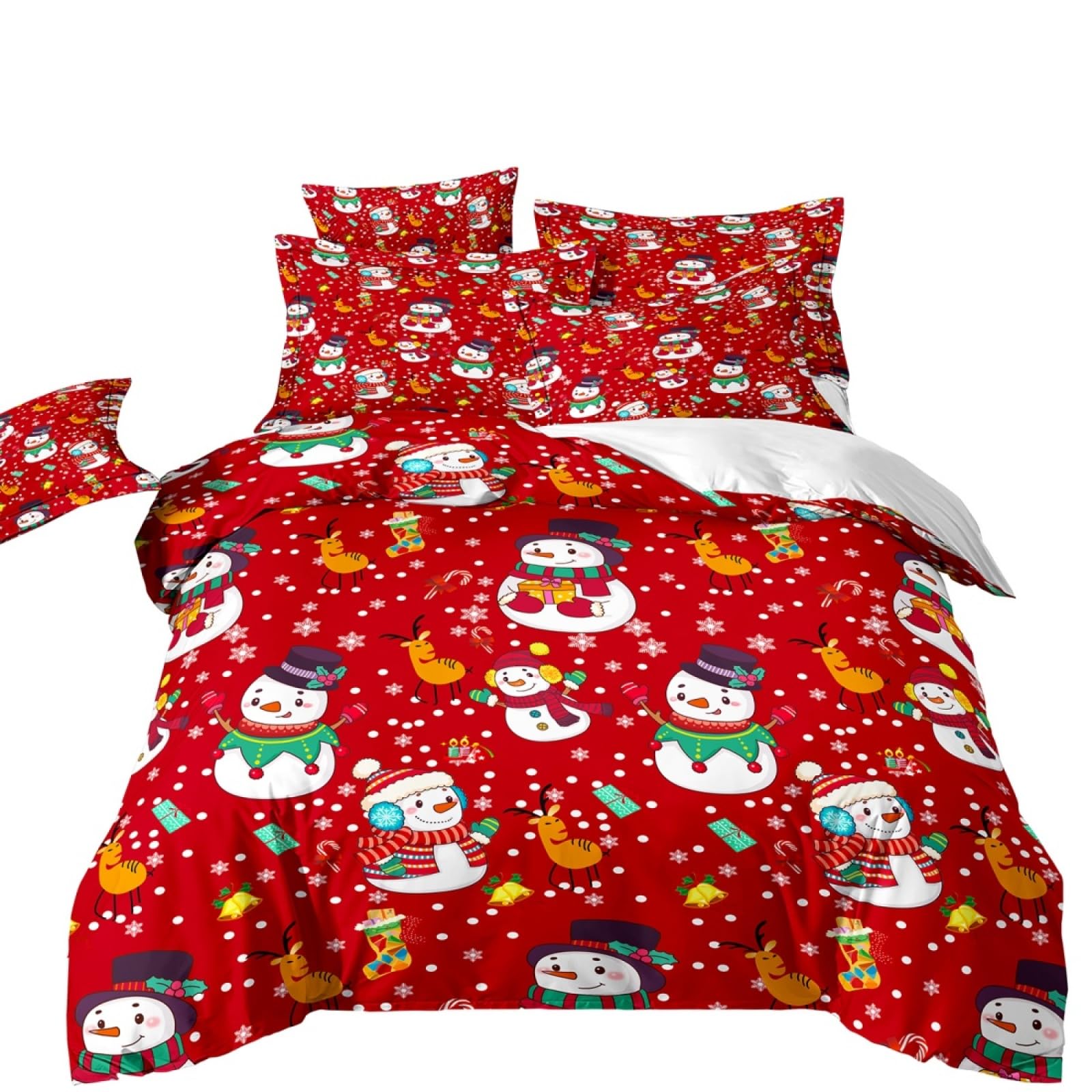 Super King Size Duvet Cover Sets Red Christmas Super King Bedding