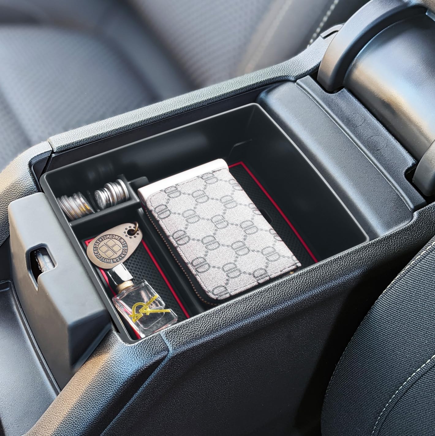 HGWEI Compatible with GMC Acadia Center Console Organizer