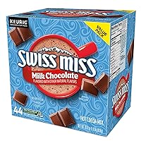 Vista 13 de Swiss Miss Cacao caliente de chocolate con leche, cápsulas Keurig K-Cup de una sola porción, chocolate caliente, 44