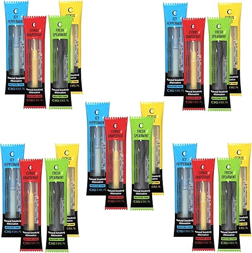 cigtrus para una vida mejor  Ayuda a reemplazar el hábito de sostener, sentir o soplar  4 sabores 5 cada caja variada de 20