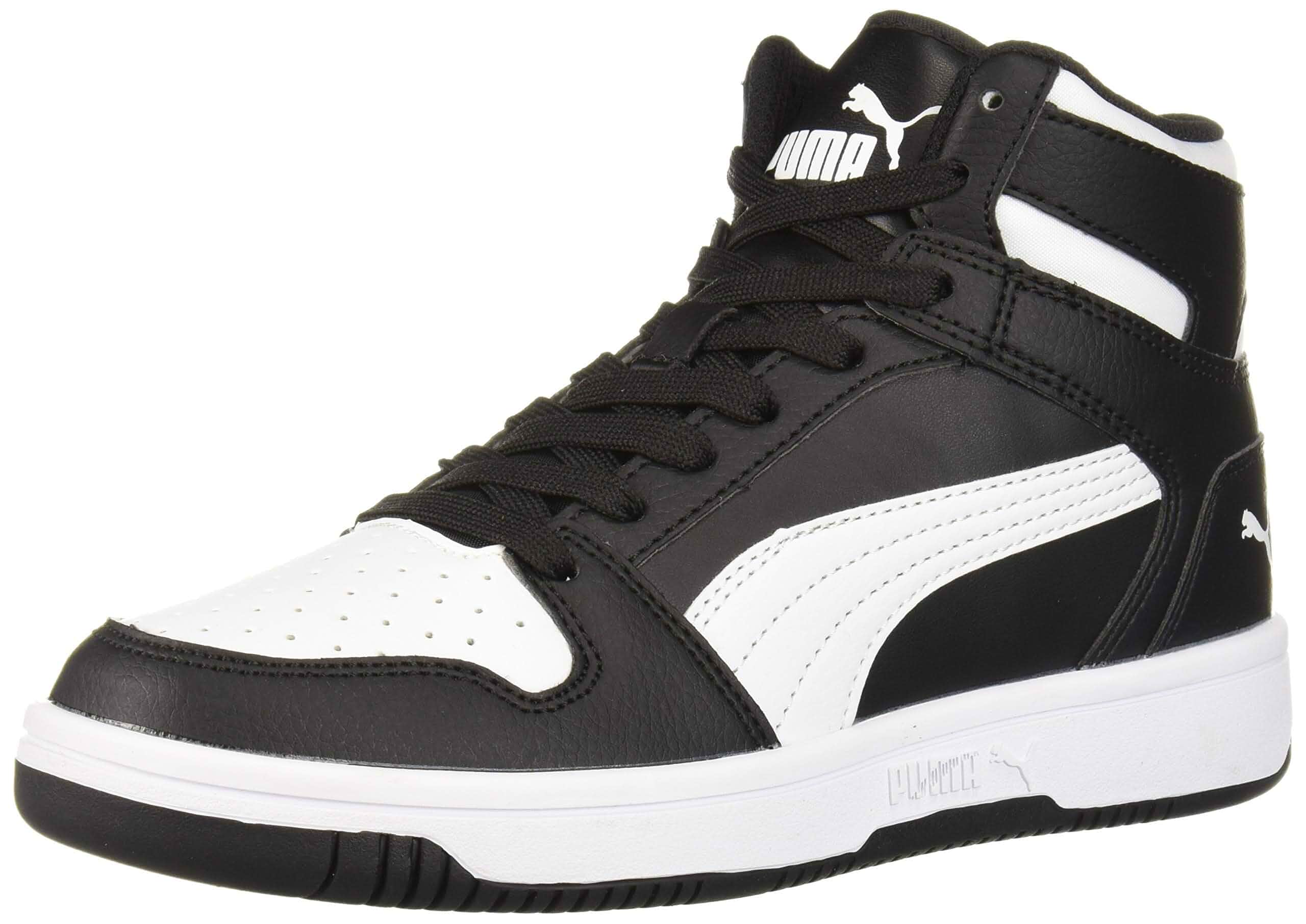 PUMA Unisex-Child Rebound Layup Mid Shoes | Casual Shoes