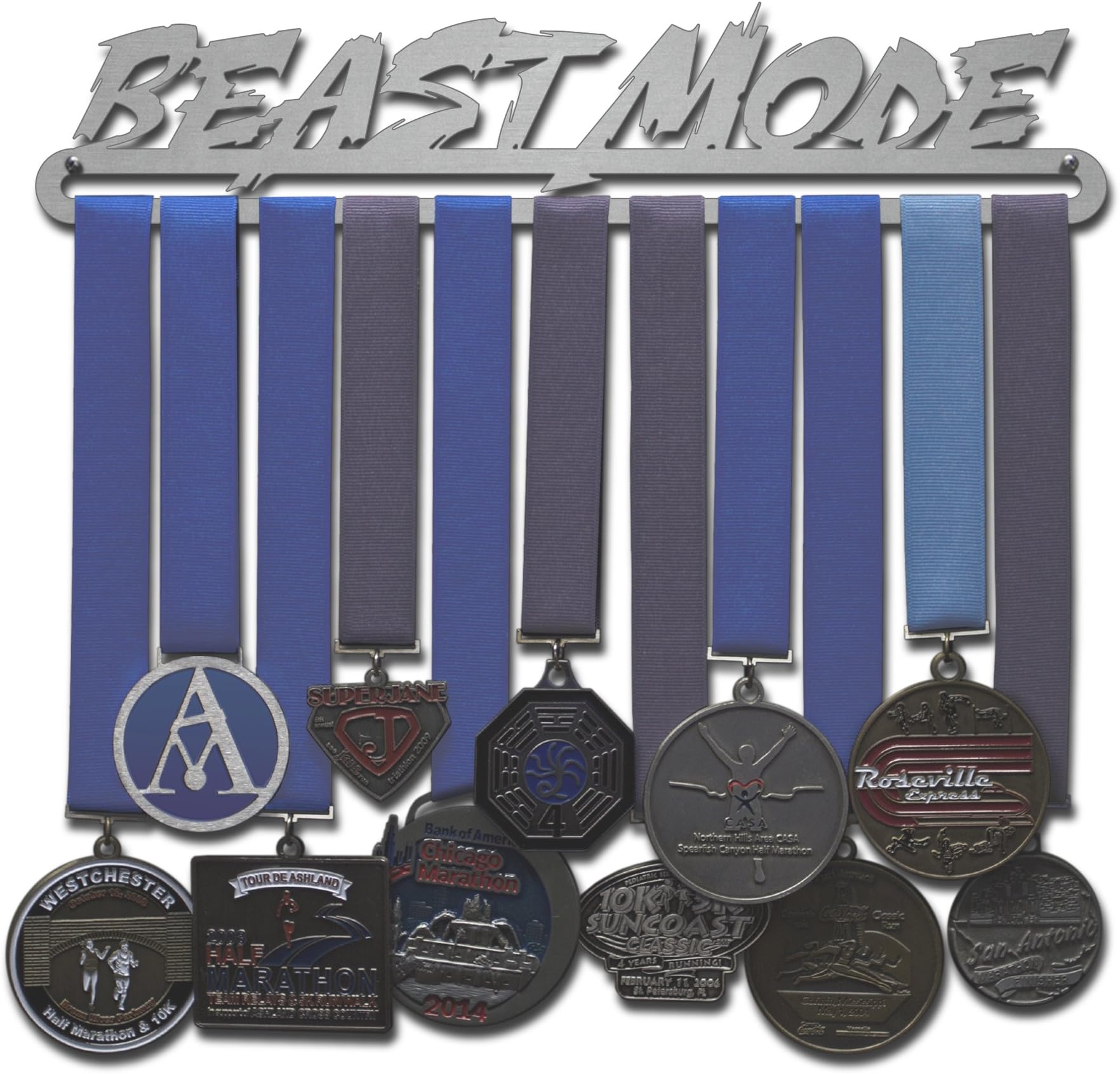 Allied Medal Hanger - Beast Mode (12" Wide with 1 Hang bar) - Medal Hanger Holder Display Rack - Multiple Variations Offered!