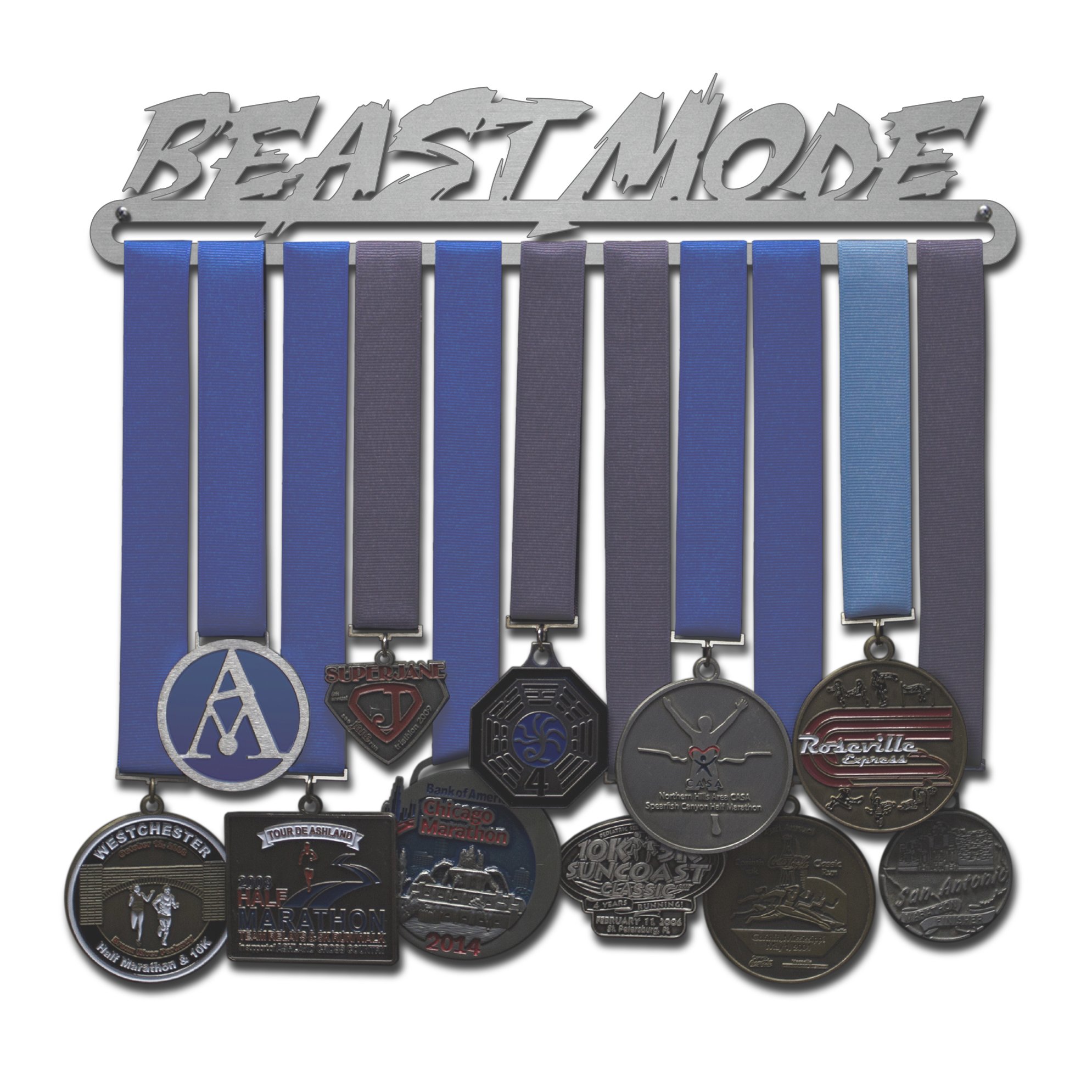 Allied Medal Hanger - Beast Mode (12" Wide with 1 Hang bar) - Medal Hanger Holder Display Rack - Multiple Variations Offered!