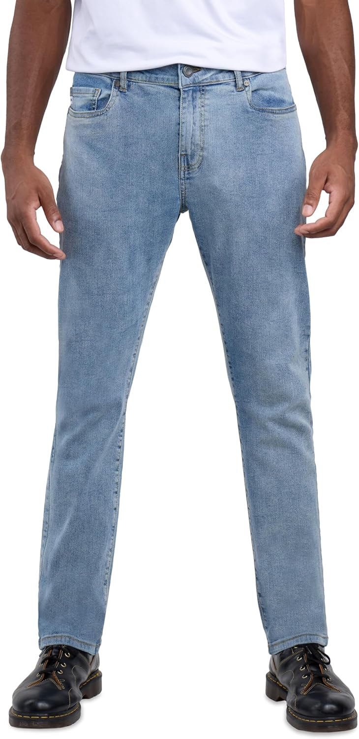 Men's Soft Slim Fit Stretch Cotton Denim Jeans Pants