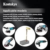 Vista 3 de 194074-2 CB-325 Juego de cepillos de carbono de repuesto para amoladora angular 9564CV 9565CV PW5001C (2/Pack)