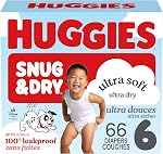 Huggies Size 4 Diapers, Snug & Dry Baby Diapers, Size 4 (20-32 lbs), 92 Count, Packaging May Vary