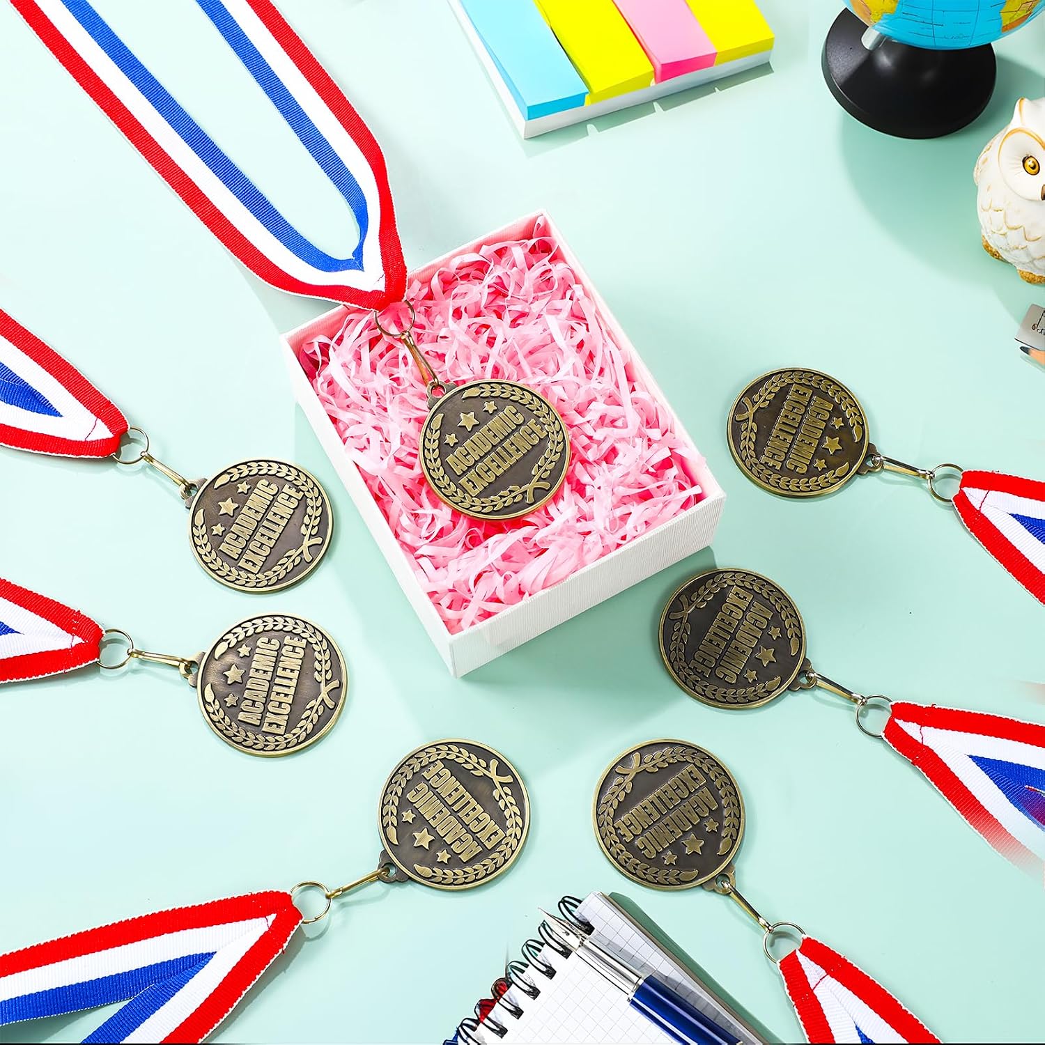 Quelay 30 Pcs 2'' Gold Medals for Awards,Winner Encourage Team Participation for Adults Trophy Award Prize Gift Competitions Graduation Party