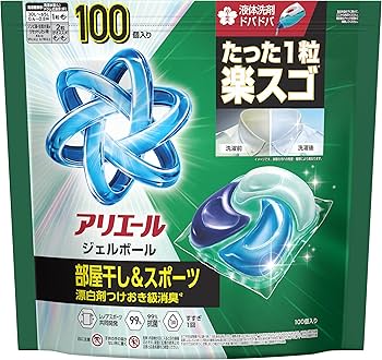Amazon.co.jp: アリエール 洗濯洗剤 ジェルボール プロ 部屋干し