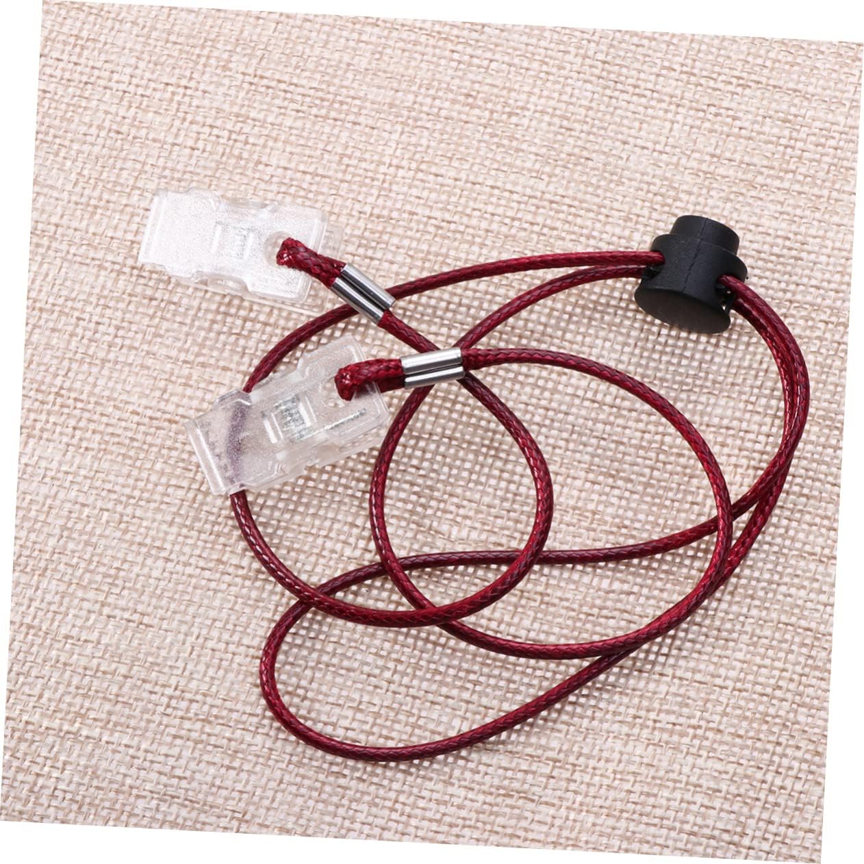 5Pcs Napkin Clip Chain Flexible Lanyard Holders for Clinic Home Dining Drawing Studio Durable with Strong Texture