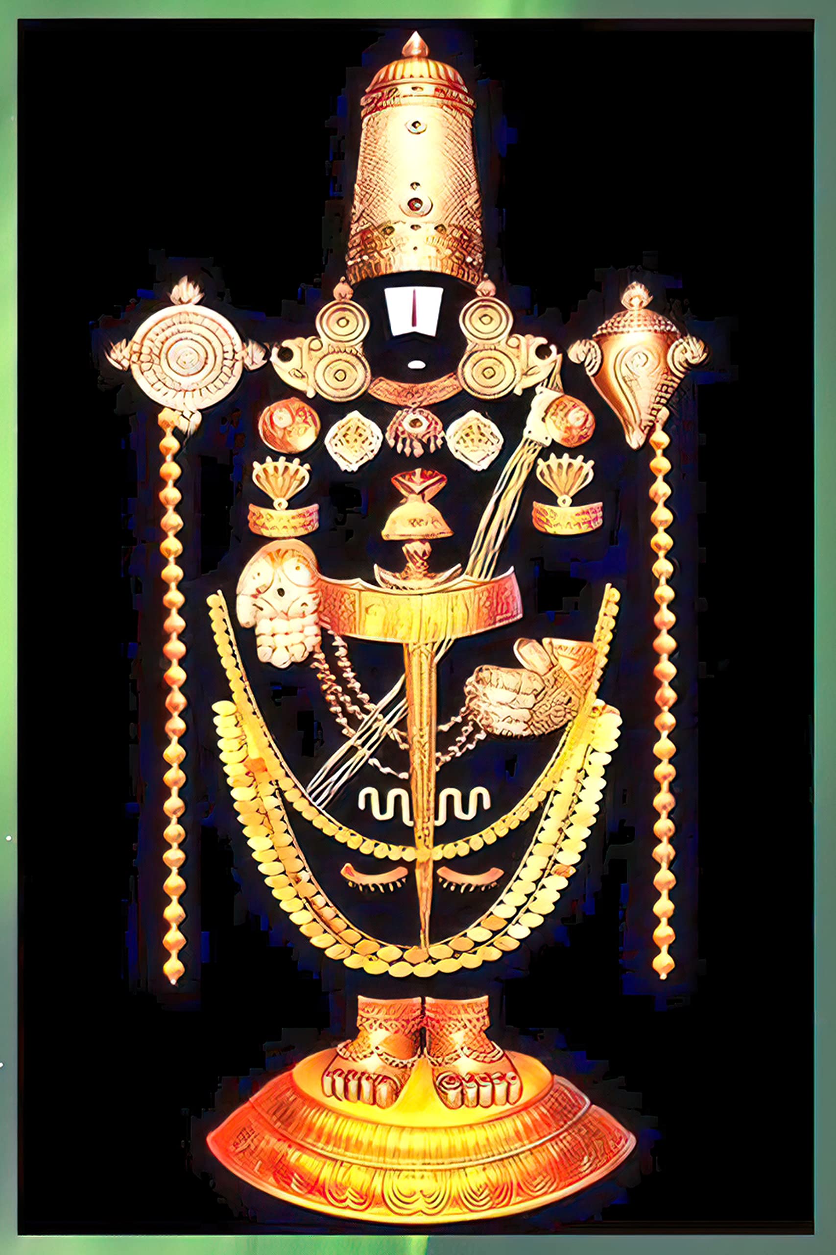 Tirupati Balaji Poster - Lord Murugan Wall Art -23 Tirupati Balaji Poster - Lord Murugan Wall Art -23