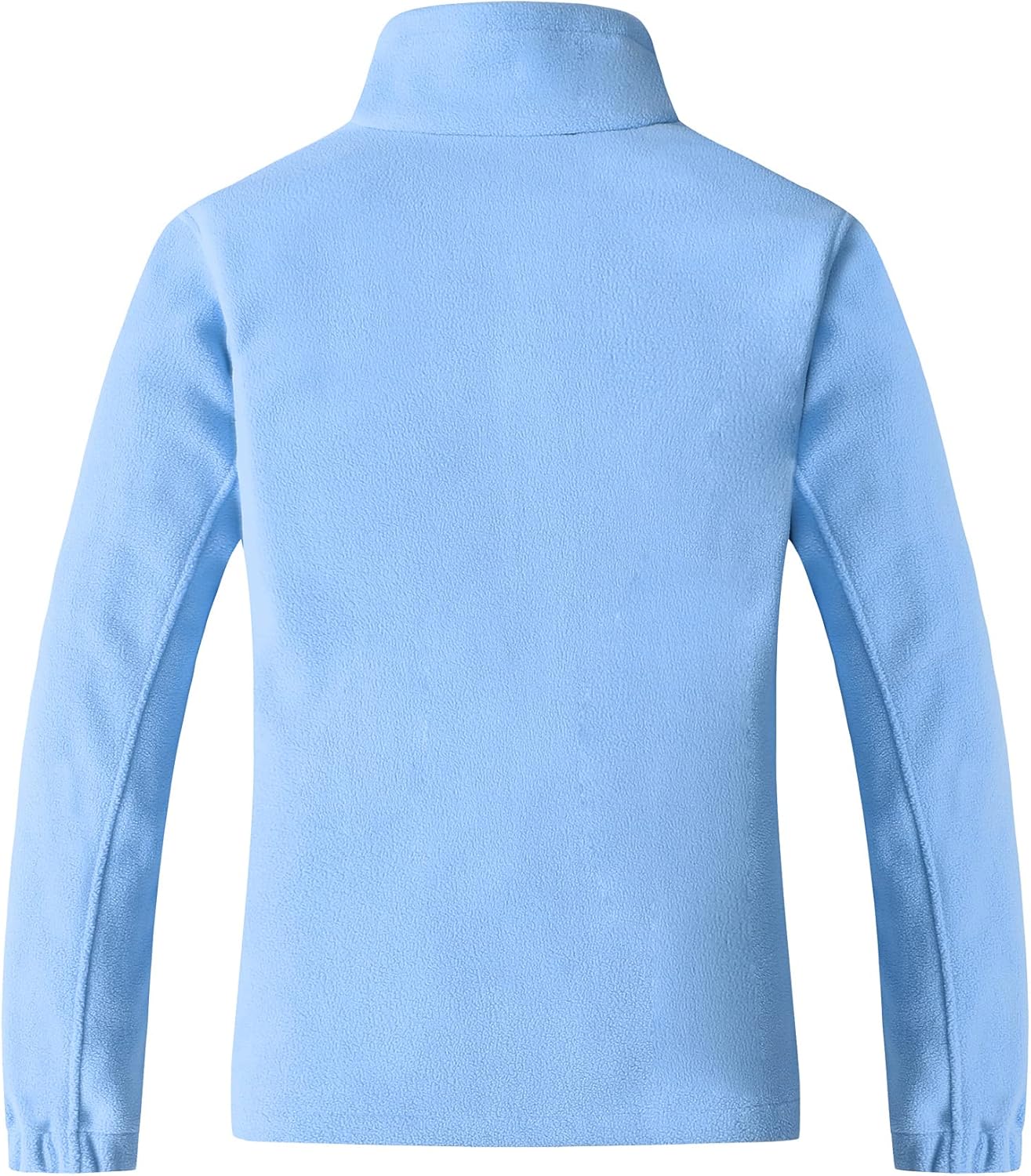 GIMECEN Women's Lightweight Full Zip Soft Polar Fleece Jacket Outdoor Recreation Coat With Zipper Pockets - Image 3