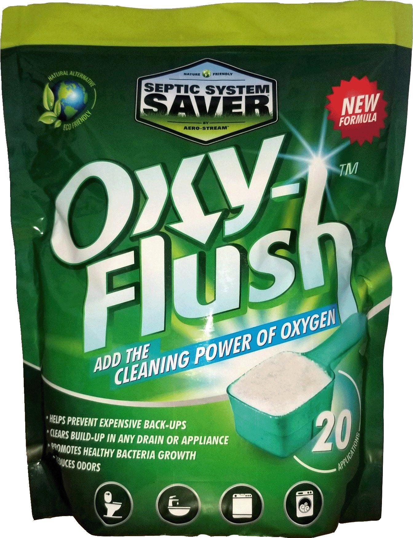 Aero-Stream Oxy-Flush Septic Tank Enhancer