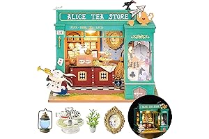 Rolife Alice in Wonderland Christmas House Kit: A Magical Miniature Masterpiece
