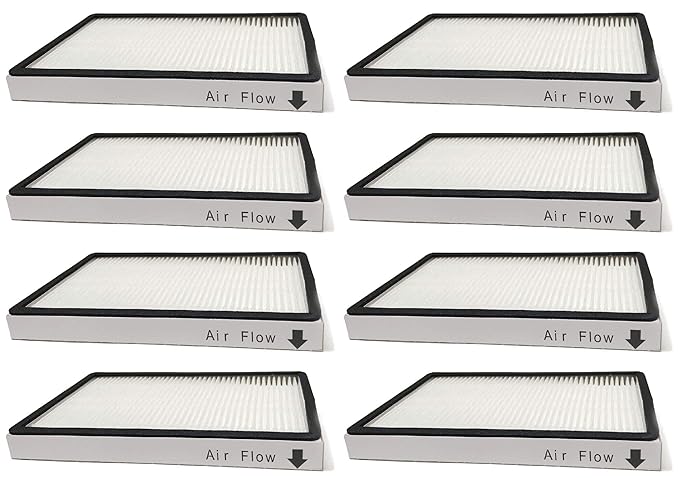 Nispira HEPA Replacement EF-1 Filter Compatible with Sears Kenmore 53295 Media Vacuum Cleaner Exhaust and Panasonic Upright Canister. Compared to Part 86889, 8 Units