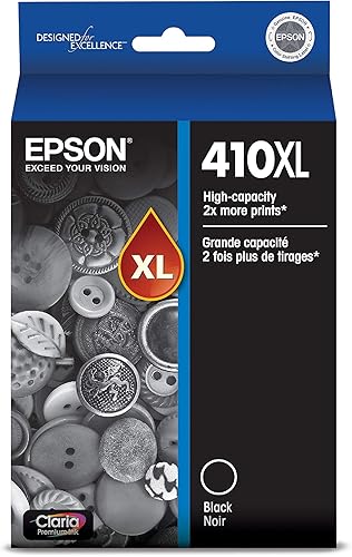 Miniatura 2 de Epson T410XL020 Premium Negro Alta Capacidad -Cartucho -Tinta y T410 Claria Premium -Tinta Alta Capacidad Foto Negro -Cartucho (T410XL120) para