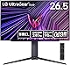 【VGP 2025 金賞】LG ゲーミング モニター UltraGear OLED 27GS95QE-B 26.5インチ/WQHD(2560×1440)@240Hz/有機EL/0.03ms(GTG)/DisplayHDR True Black 400/VRR(可変リフレッシュレート)/ハードウェアキャリブレーション/HDMI×2、DisplayPort