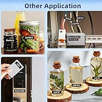 Vista 3 de Phomemo P12 Label Tape Compatible with DYMO Label Maker Refills LT-100H LT-100T 200B, for P12 P12PRO LT12 F12 Label Makers 12mm x 4m(1/2''X 13')