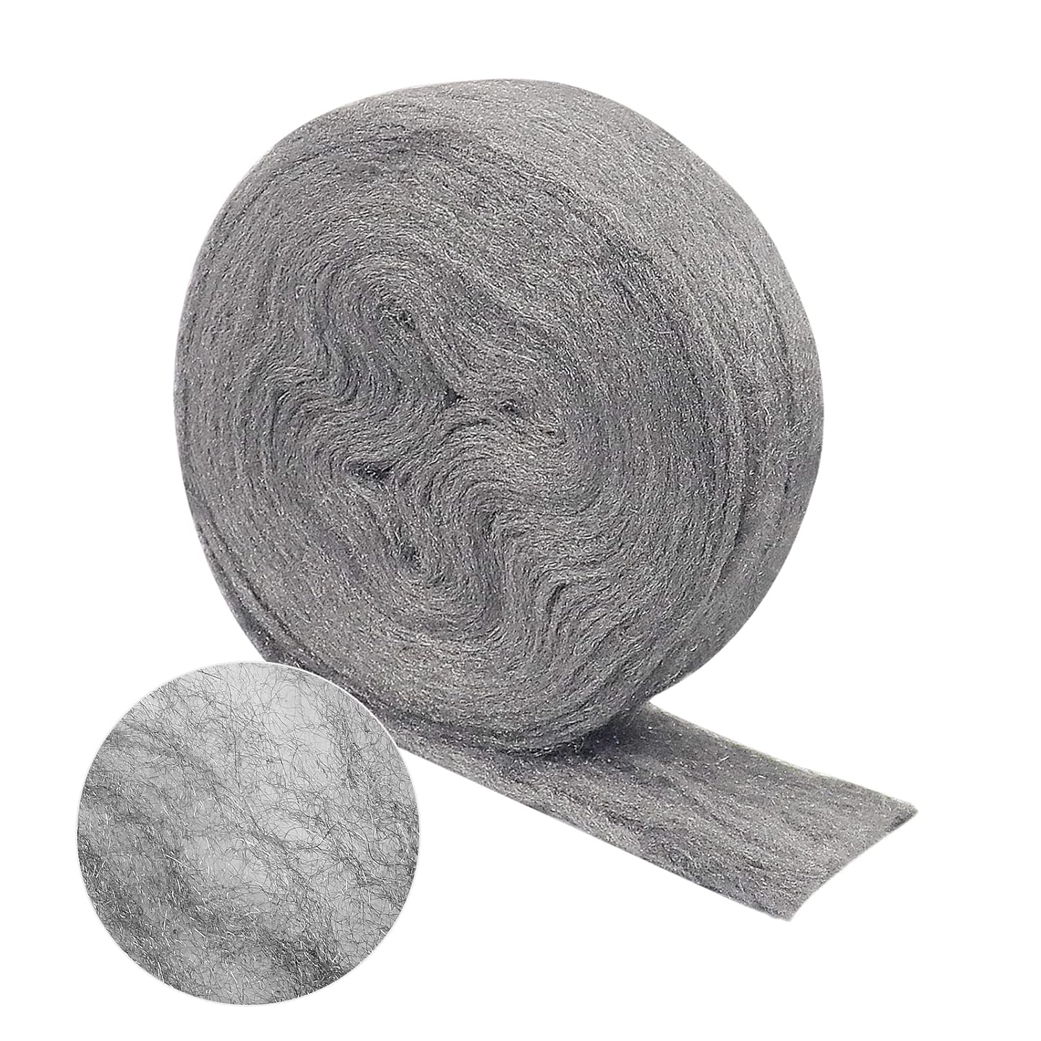 Steel Wool Roll, Flexible Stainless Steel Wool Rolls Interstice Hole