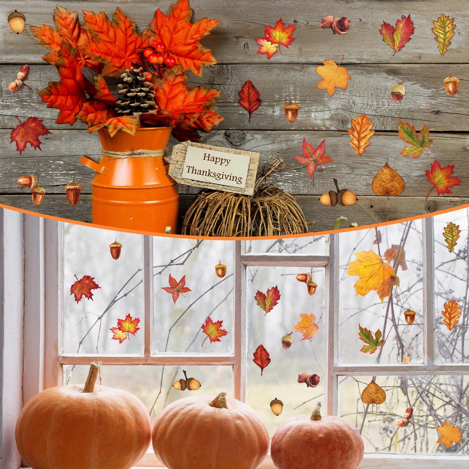 STOBAZA Ahornblatt Karten 20 Stück - Beschreibbare Herbstkarten Für Thanksgiving