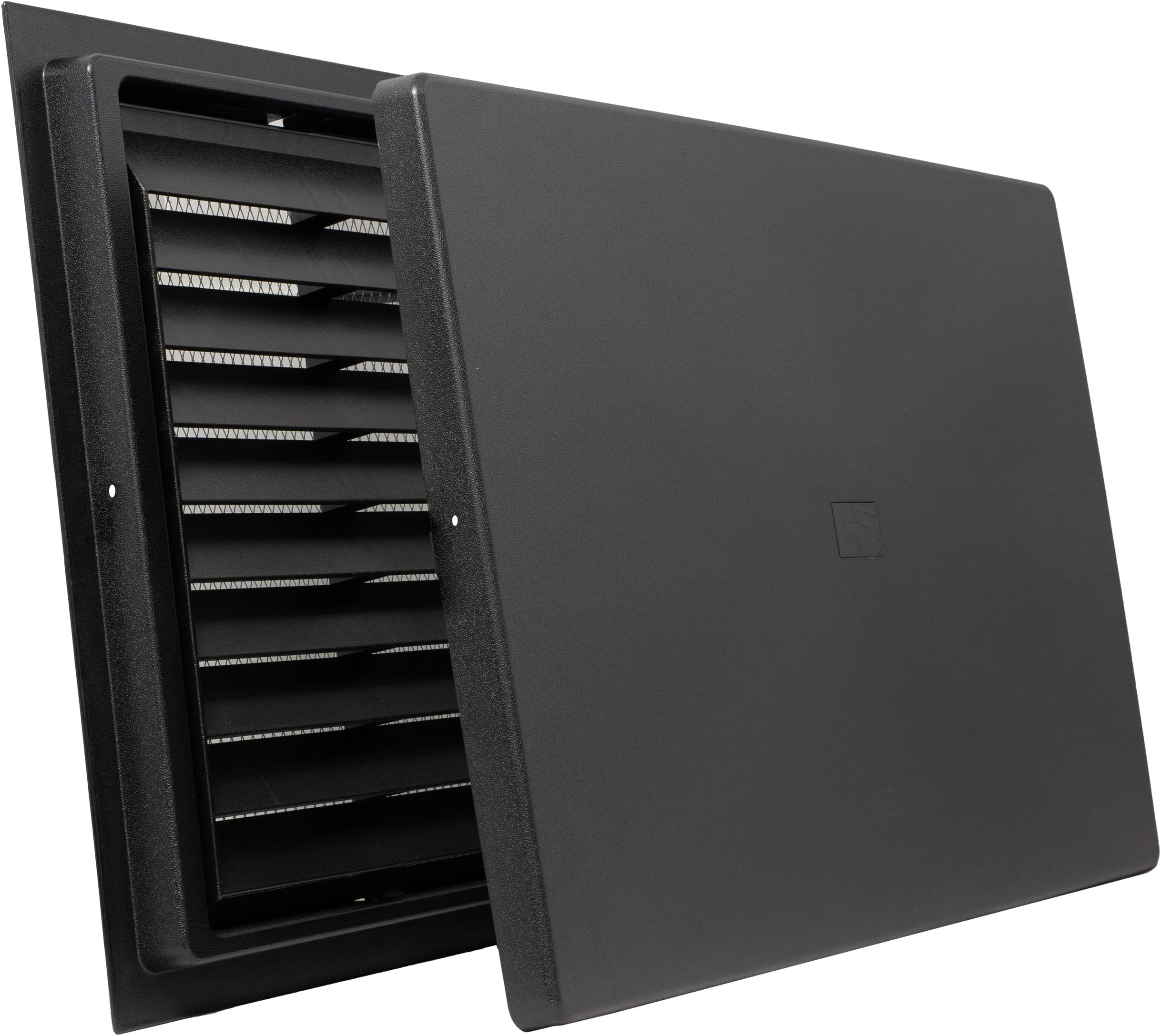 Louvered Crawl Space Access Door, Surface Mounted, 20" H × 32" W | Louvered, UV-Stabilized ABS Plastic, Metal Mesh Screen, Surface Mount, Crawl Space Access Door
