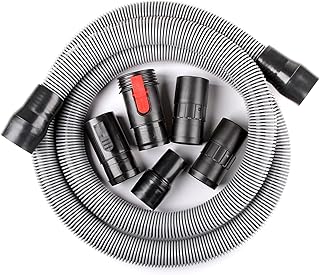 WORKSHOP Wet/Dry Vacs Shop Vacuum Accessories WS17823A Long Hose Attachment, 1-7/8-inch x 10-feet Heavy Duty Contractor Hose for Wet Dry Shop Vacuum Cleaners