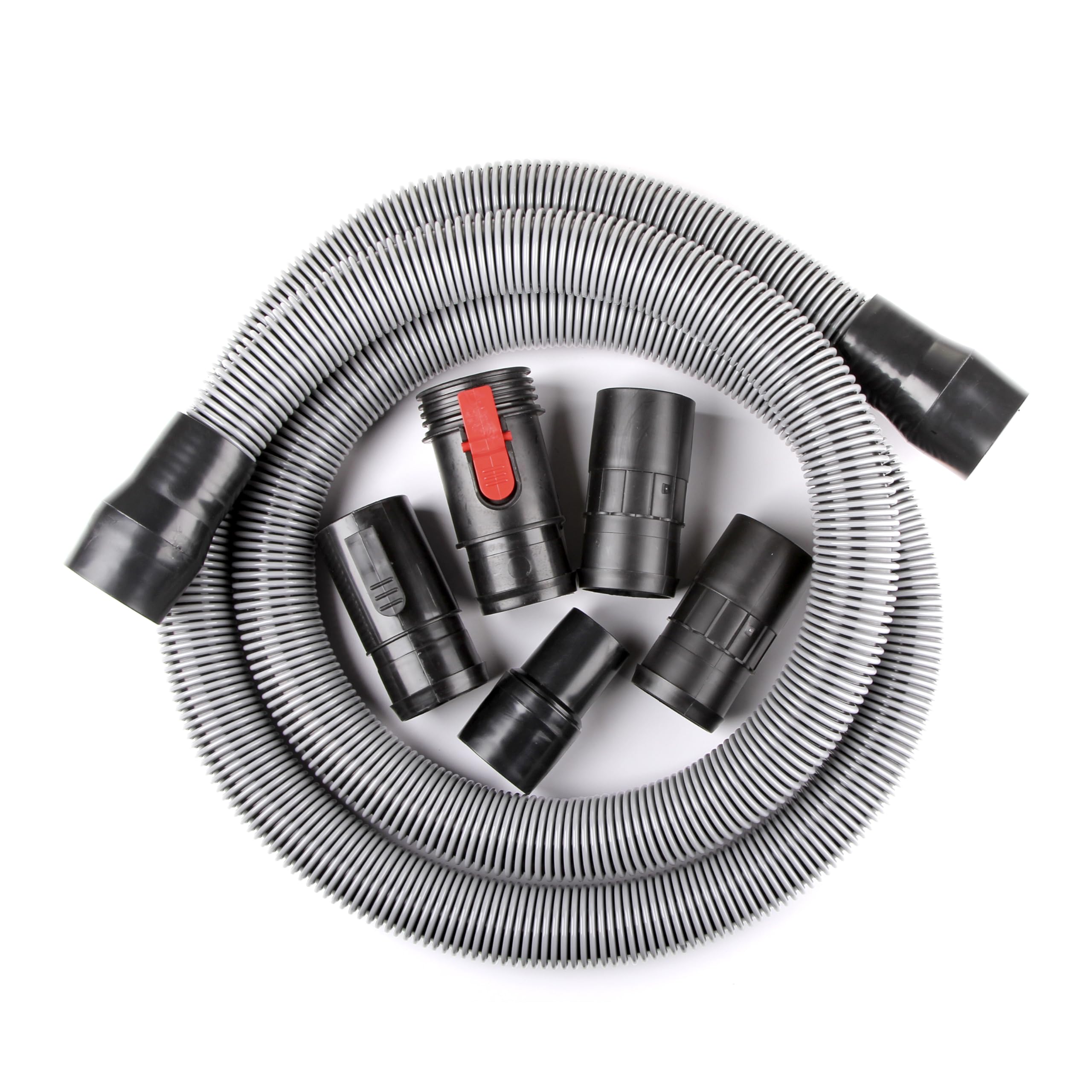 WORKSHOP Wet/Dry Vacs Vacuum Accessories WS17823A Wet/Dry Vacuum Hose, 1-7/8-Inch x 10-Feet Heavy Duty Contractor Wet/Dry Vac Hose for Wet/Dry Shop Vacuums