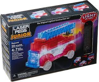Blocos de Montar ZippyDo Junior Resgate 3 em 1, Laser Pegs, Colorido