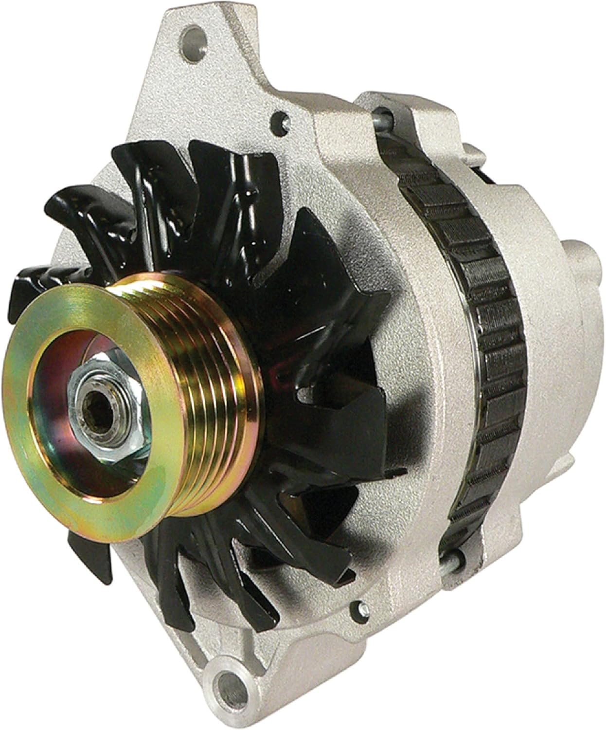 DB Electrical 400-12458 12V 105A Alternator Compatible With/Replacement For Buick Skylark 1987-1988, Somerset 1987, Chevrolet Corvette 1987-1991 321-306, 321-388, 321-465, 334-2368, Clockwise