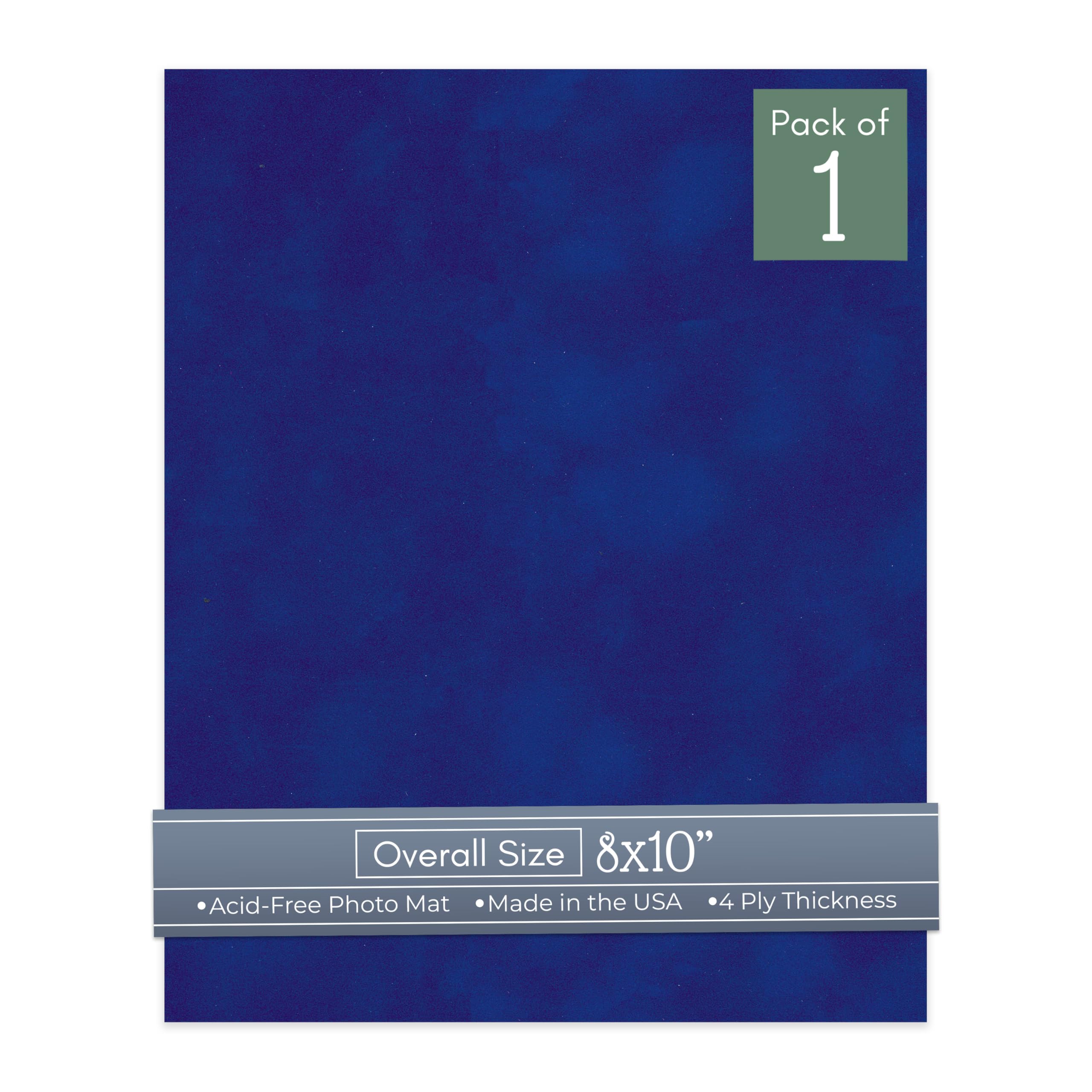 CountryArtHouse Royal Blue Suede Acid Free 8x10 Backing Board - Uncut Photo Mat Board - 1 Sheet-image-27