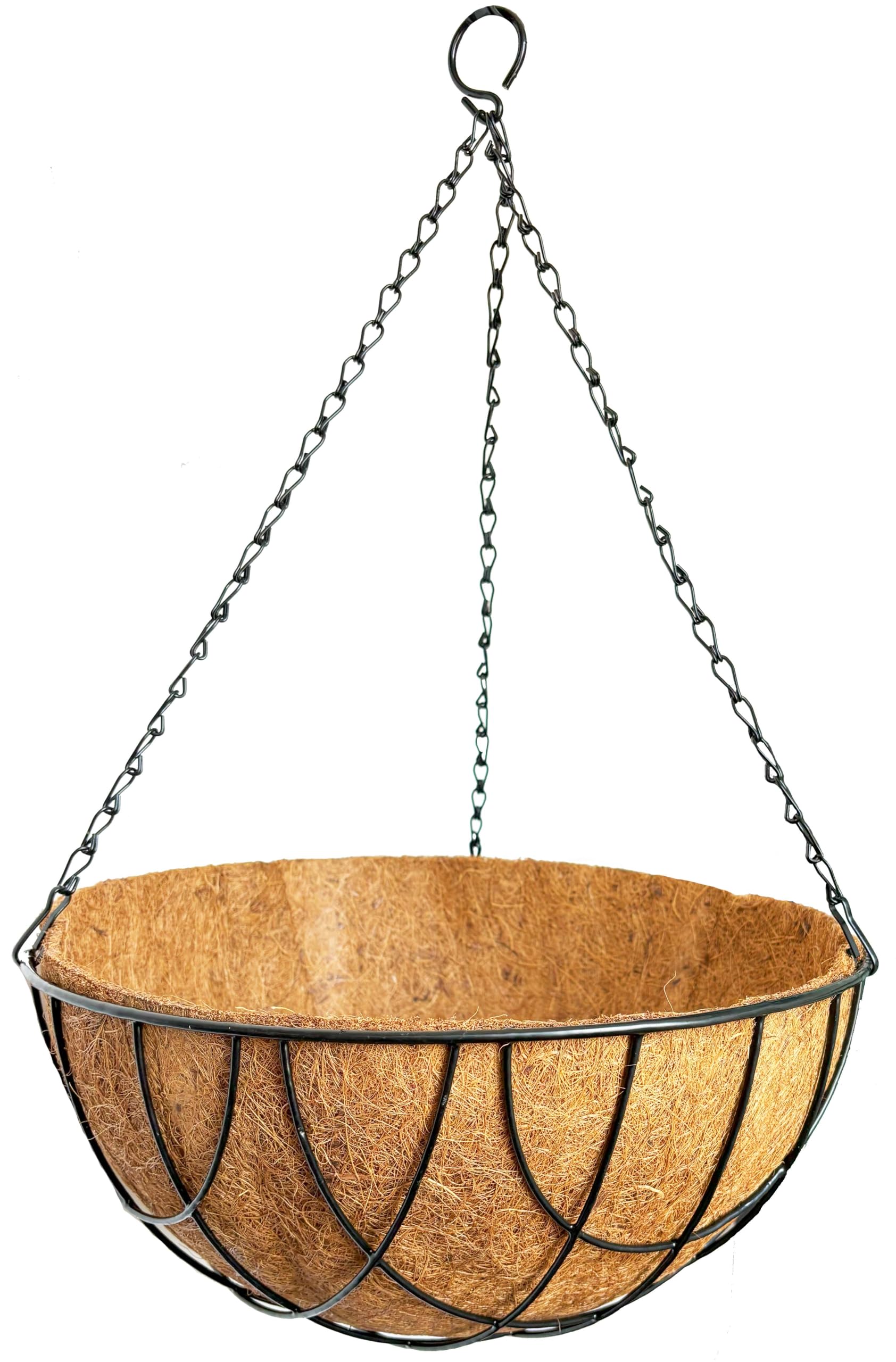 GARDEN KING Metal Hanging Basket 10 Inches (Color-Black, Set of 1 PCs) (B07VC8VQV7) Amazon Price History, Amazon Price Tracker