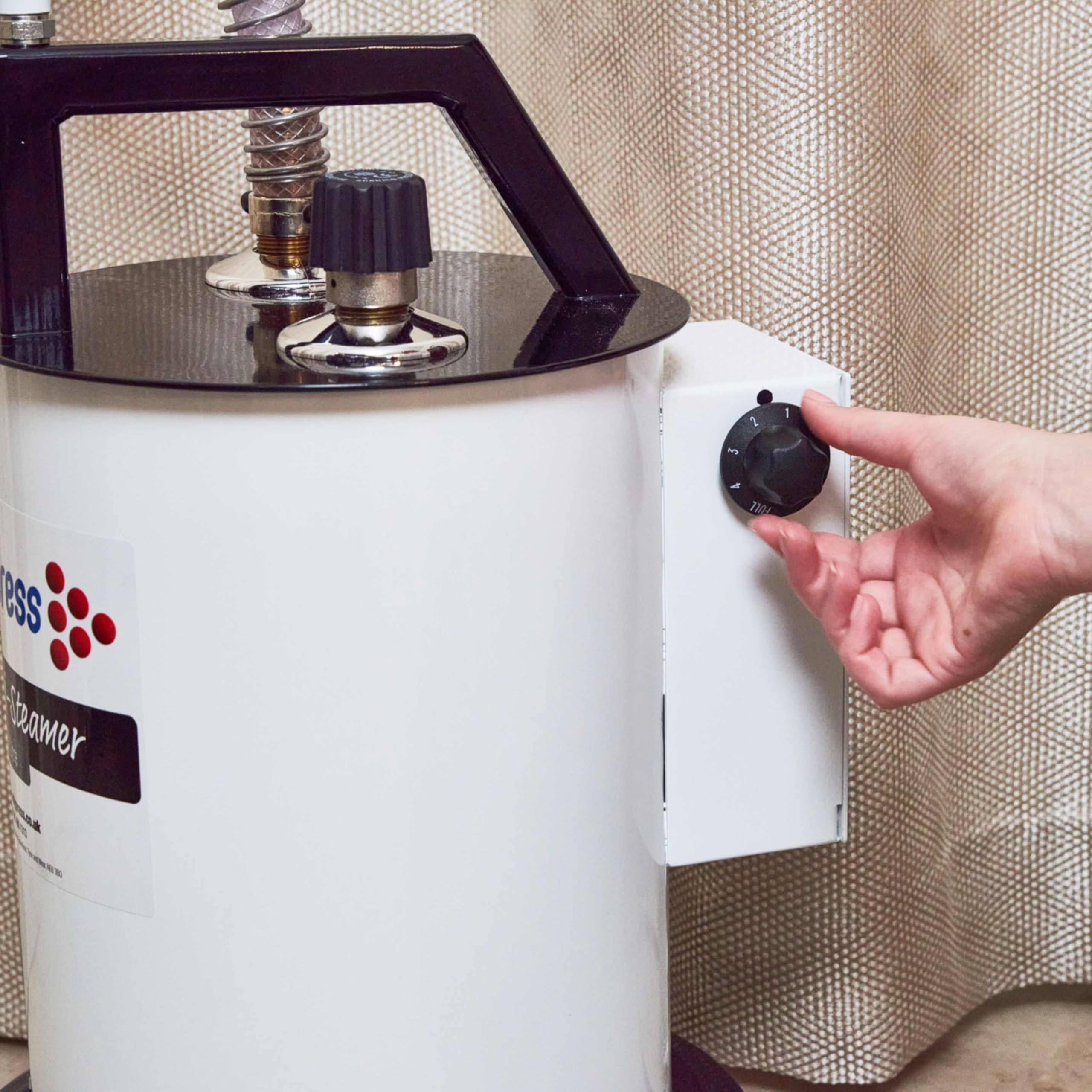 Speedypress Vapores / Vaporizador / Ropa Vertical Vapor / Centro de Planchado Vertical (Fabricado Británica) con 3 Años de Garantía + Vapor Portátil GRATIS. Elección de 3 Tamaños. (Mobile 7 litros / 210 minutos de vapor)