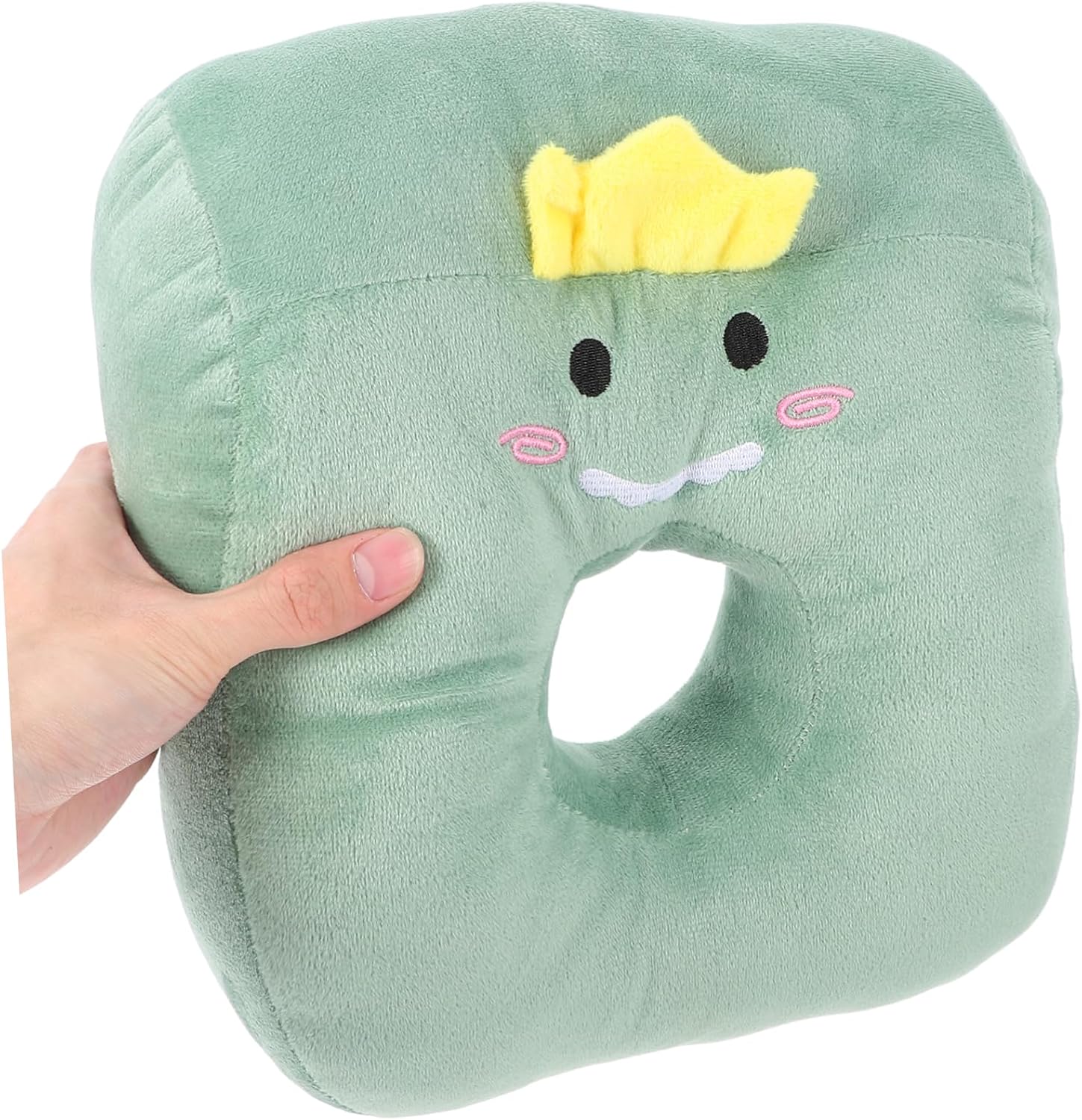 PRETYZOOM Ergonomic Desktop Nap Pillow with Ear for Comfortable Office Sleep Wear Resistant Breathable Cushion for Arm Relief and Ear Comfort Removable Washable Cover Cute Dinosaur Design