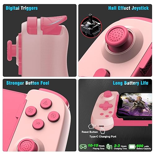 Miniatura 32 de Wireless Phone Controller for iPhone/Android, Mobile Game Controller with Hall Joystick Suitable for Xbox Cloud Gaming, PS Remote Play, Steam Link