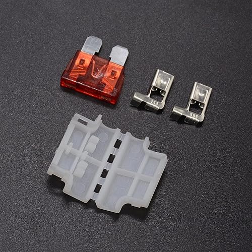 Miniatura 4 de fuses 5sets Auto Standard Middle Fuse Holder + Car Boat Truck ATC ATO Blade Fuse 3A 5A 10A 15A 20A 25A 30A 35A 40A fuses (Size  10A)